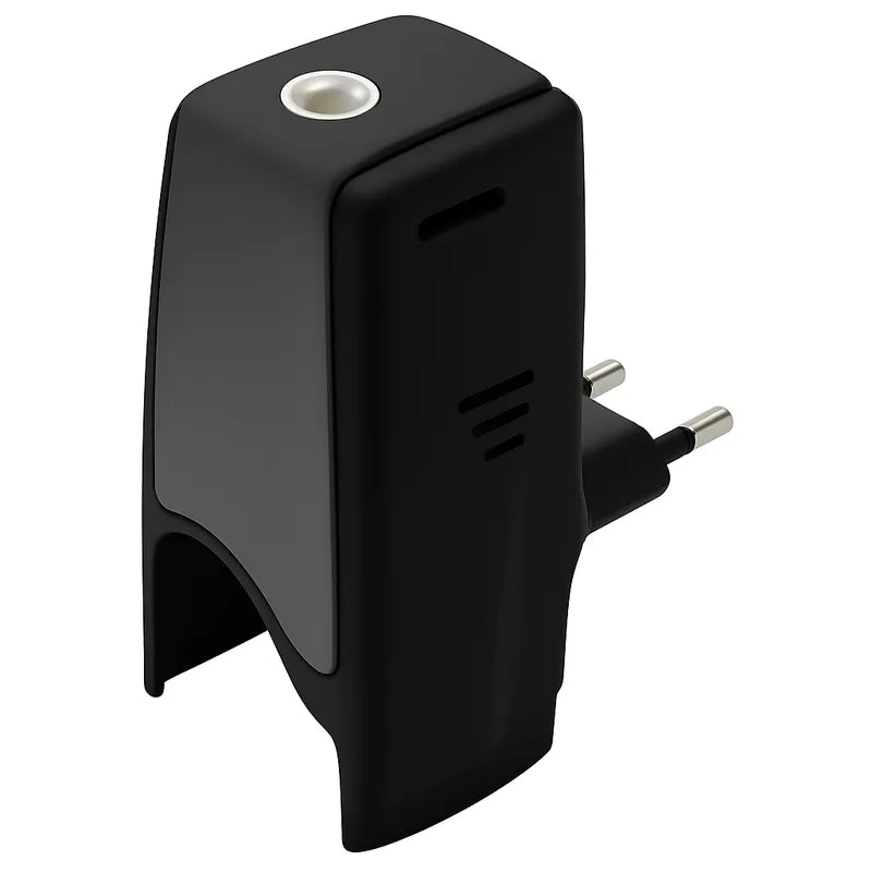 Star Diffusor Zwart - Ambieletric met gelijkmatige geurverspreiding, compact elektrisch model voor thuisgebruik en kantoorruimtes.