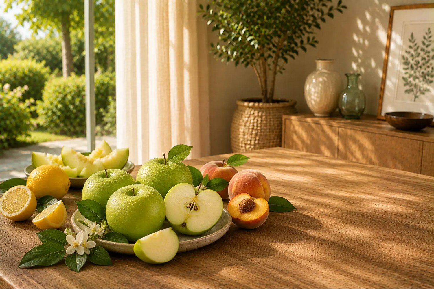 Huisparfum Manzana: Een frisse appelgeur met citrus en een zachte perzikbasis