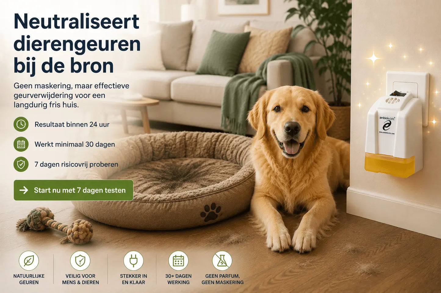 Starterset tegen dierengeuren - Citrus